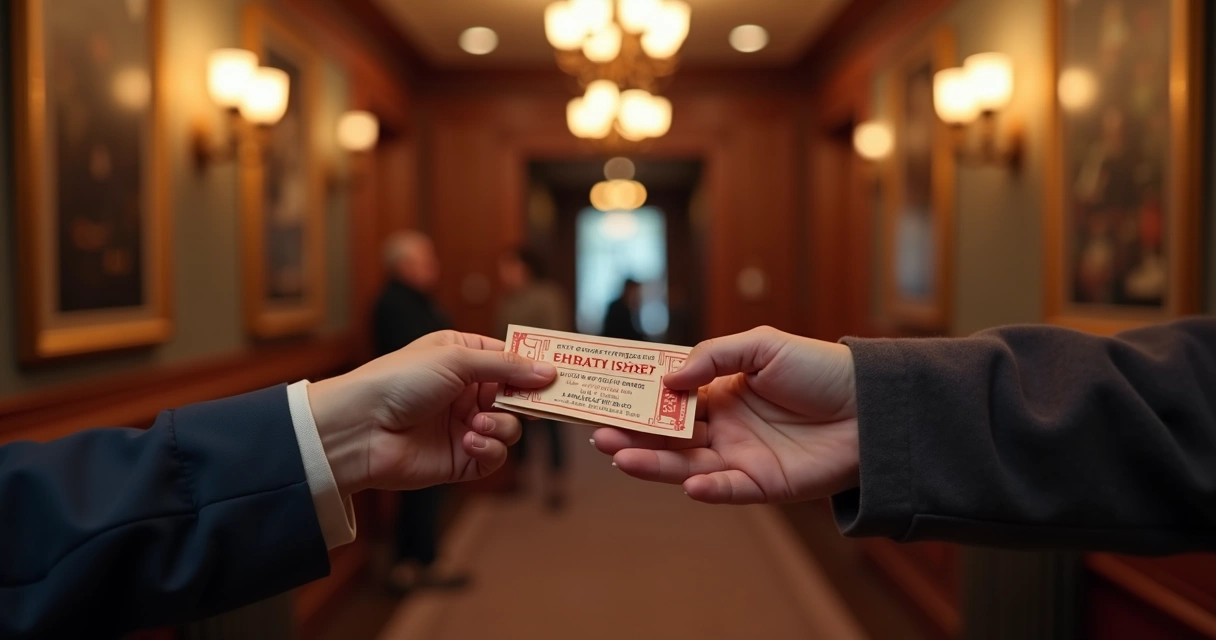 Ingresso de teatro como presente de experiência